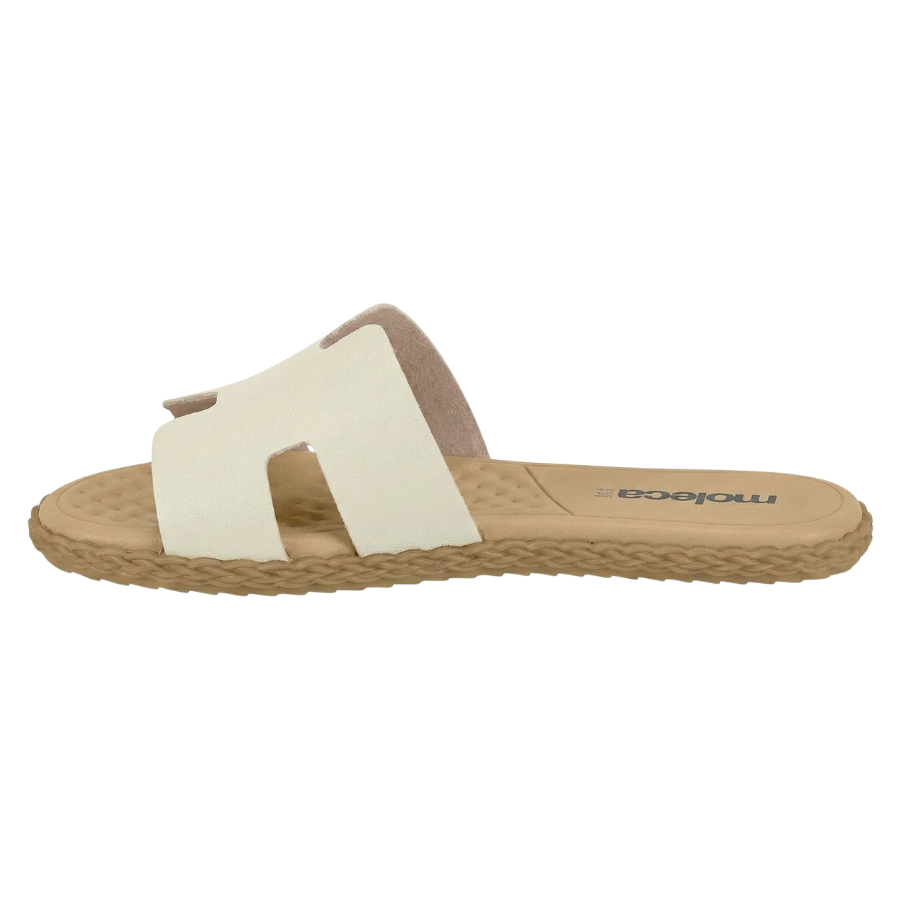 Chinelo Slide Feminino Moleca 5452-253 Branco 3