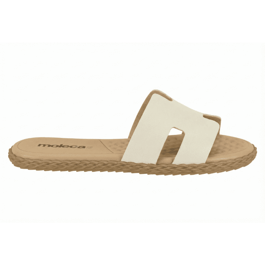 Chinelo Slide Feminino Moleca 5452-253 Branco 4