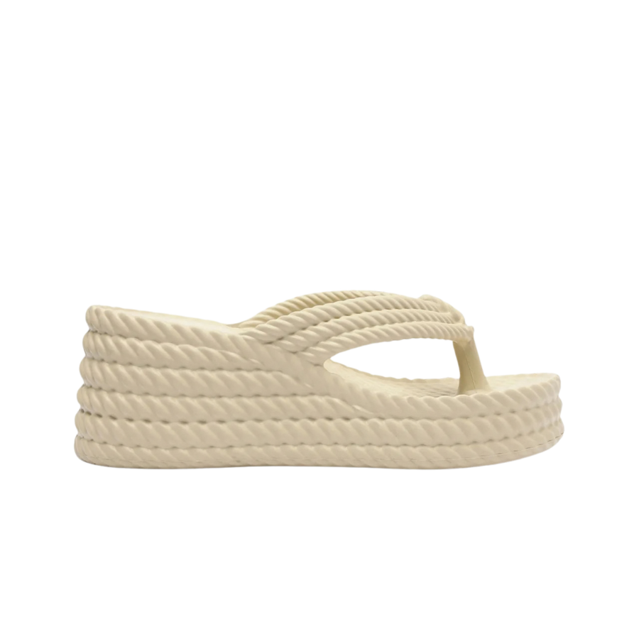 Sandália Flatform Marrocos Sun Brizza Arezzo Branco 2