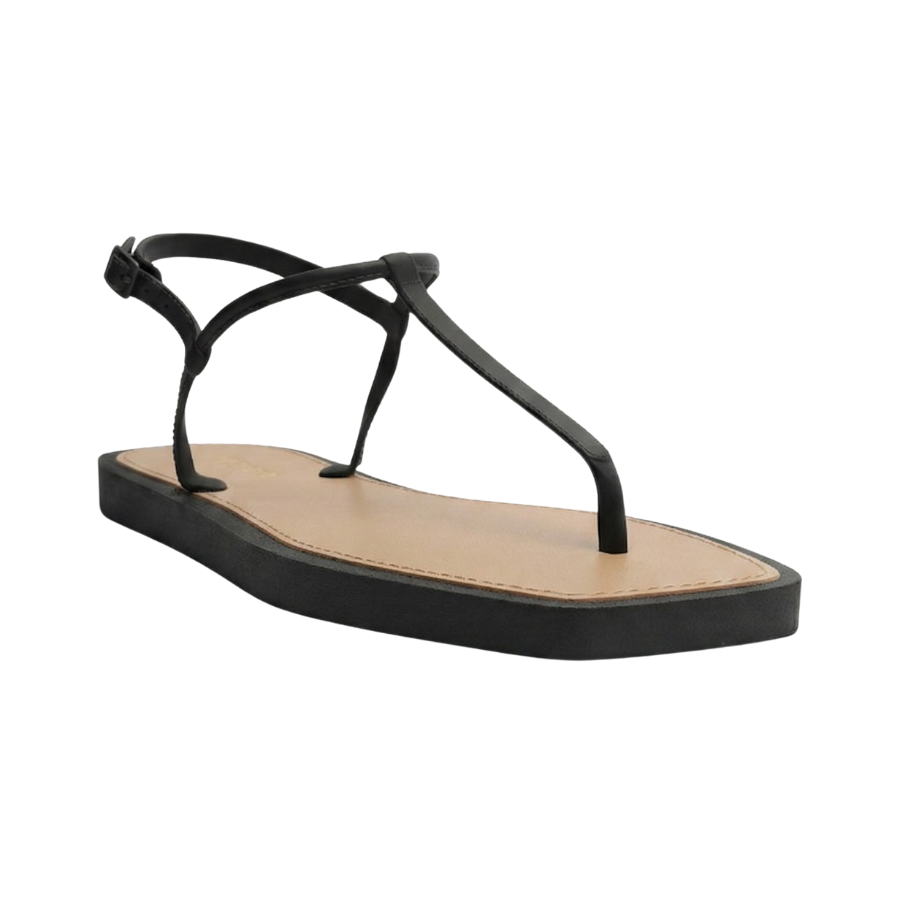 Sandália Rasteira Slim Square Brizza Arezzo Preto 3