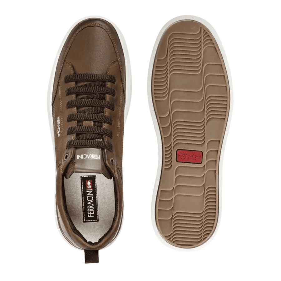 Sapatênis Masculino Ferracini Gold 2074 Marrom 4