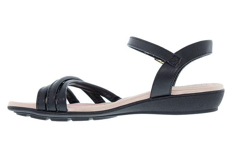 Sandália Feminina Modare Anabela Baixa 7127-247 Preto 3