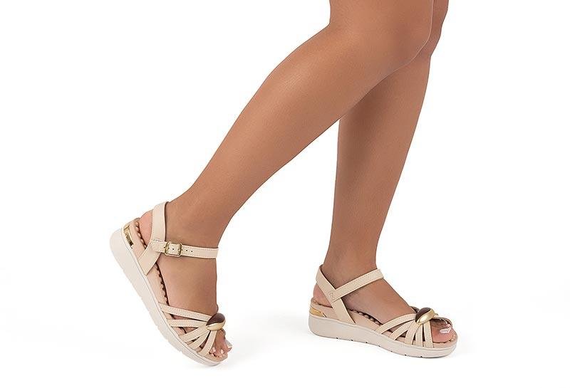 Sandália Feminina Modare Ultraconforto 7151-137 Bege 2