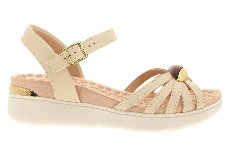 Sandália Feminina Modare Ultraconforto 7151-137 Bege 3
