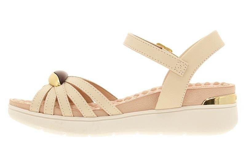 Sandália Feminina Modare Ultraconforto 7151-137 Bege 4