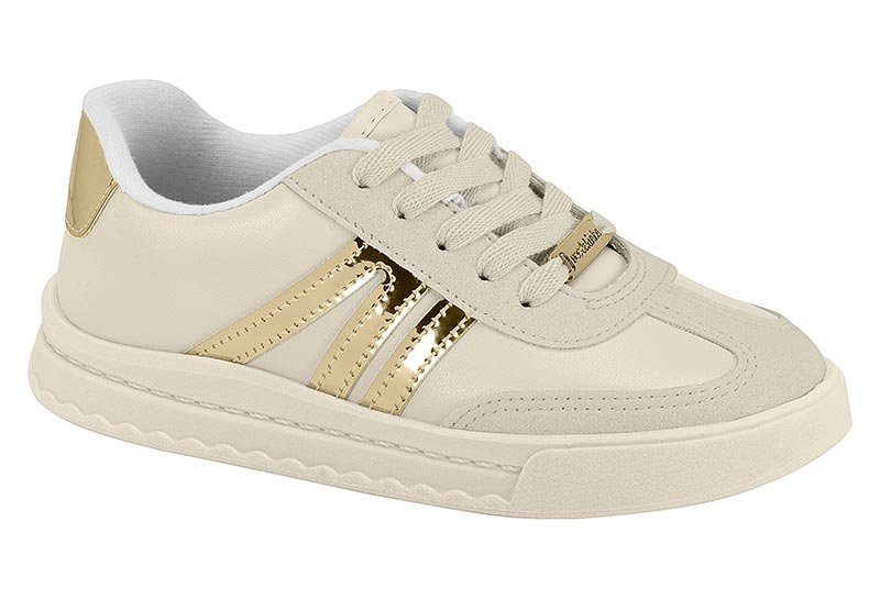 Tênis Infantil Molekinha Listras Metalizadas 2575-115