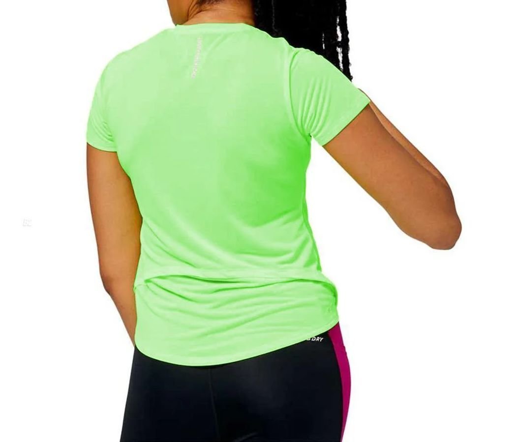 Camiseta New Balance Accelerate feminino verde Verde
