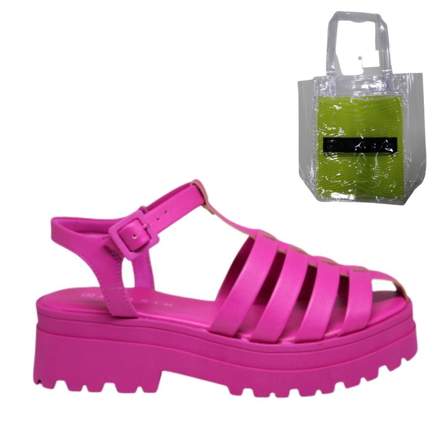 SANDALIA RAMARIM VEST PLUS FEMININA Rosa 1