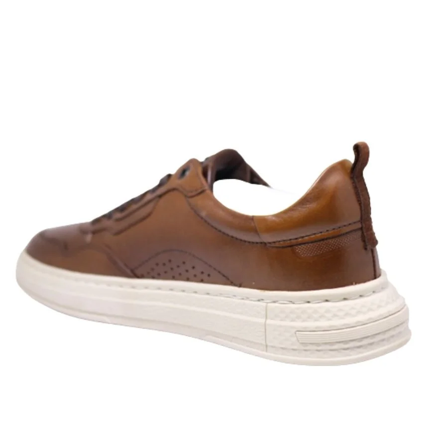 SAPATENIS DEMOCRATA MASCULINO 240201 TAN/TABACO Marrom 4