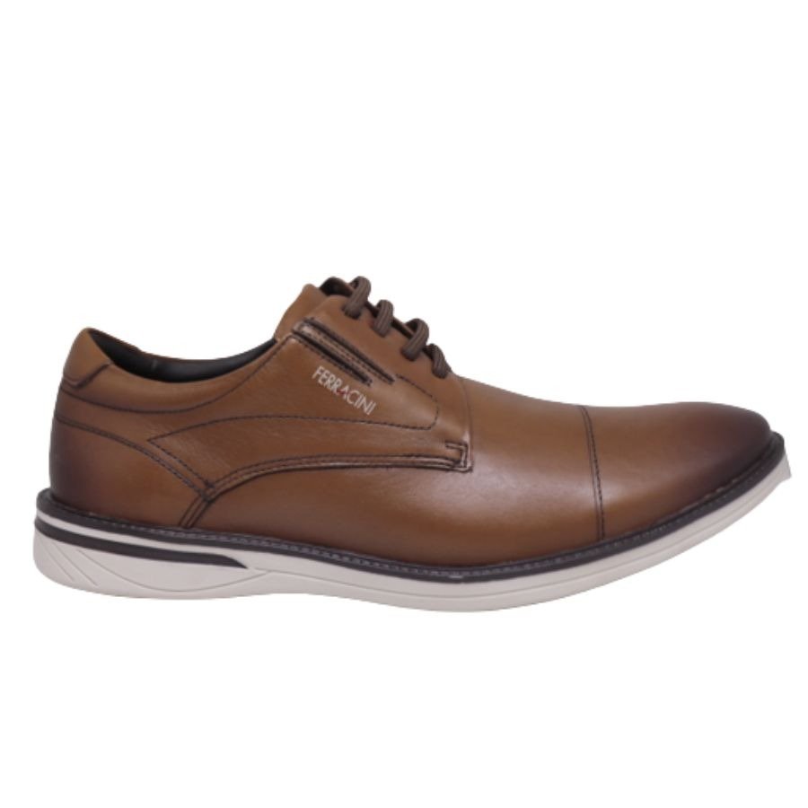 SAPATO MASCULINO FERRACINI MONTERREY 641I WHISKY Marrom 1