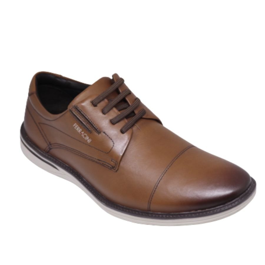 SAPATO MASCULINO FERRACINI MONTERREY 641I WHISKY Marrom 2