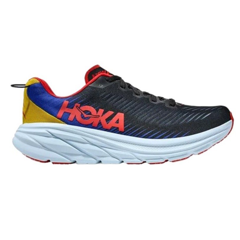 TENIS HOKA RINCON 3 PRETO VERMELHO AZUL AMARELO Preto 1