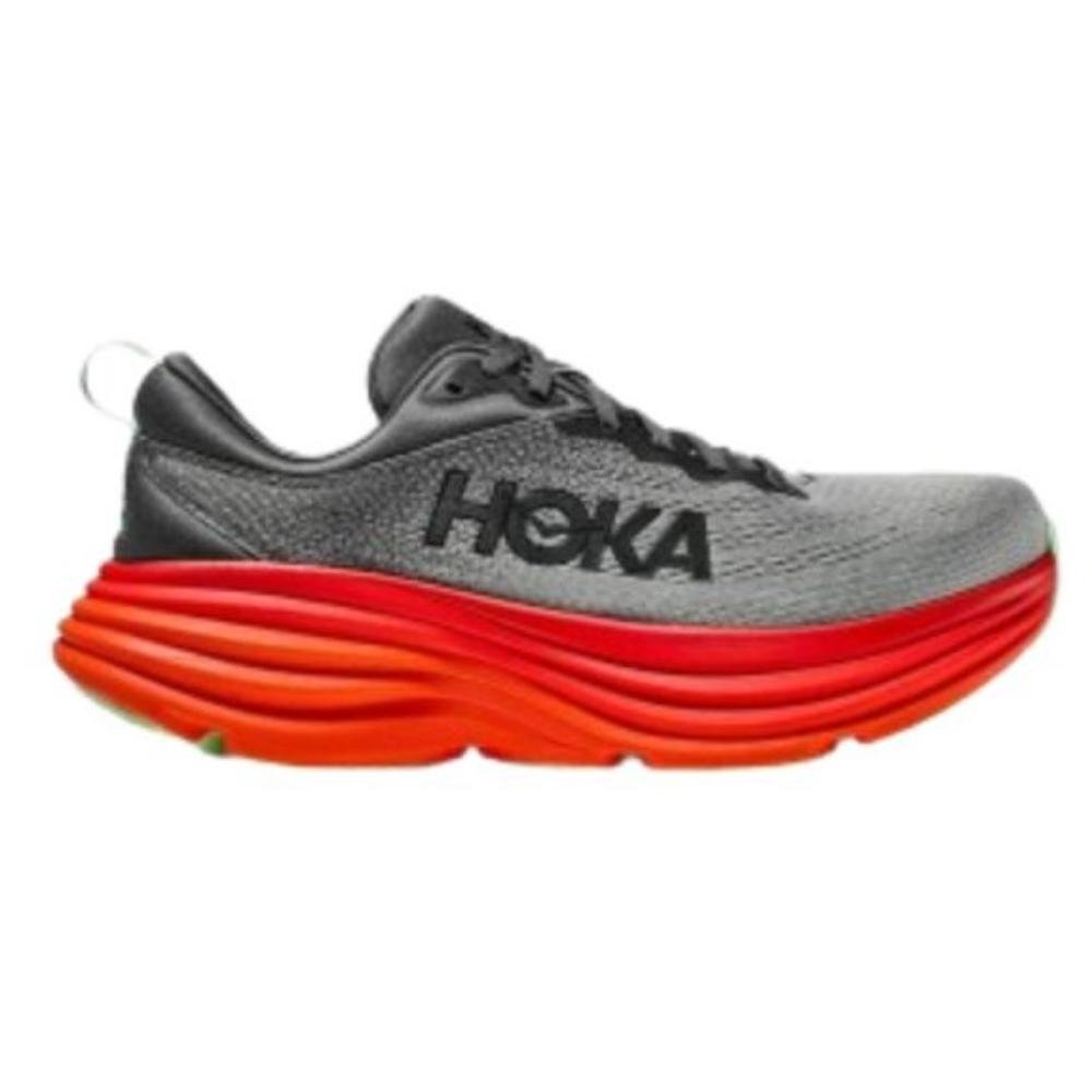 TENIS HOKA BONDI 8 CINZA LARANJA Cinza