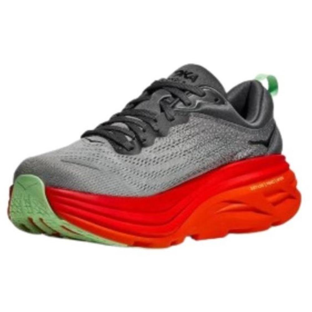 TENIS HOKA BONDI 8 CINZA LARANJA Cinza