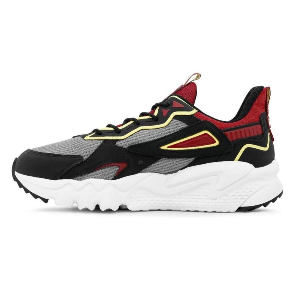 TENIS FILA VENTURE TRACER MASCULINO-PRETO/VERMELHO/AMARELO Multicores 2