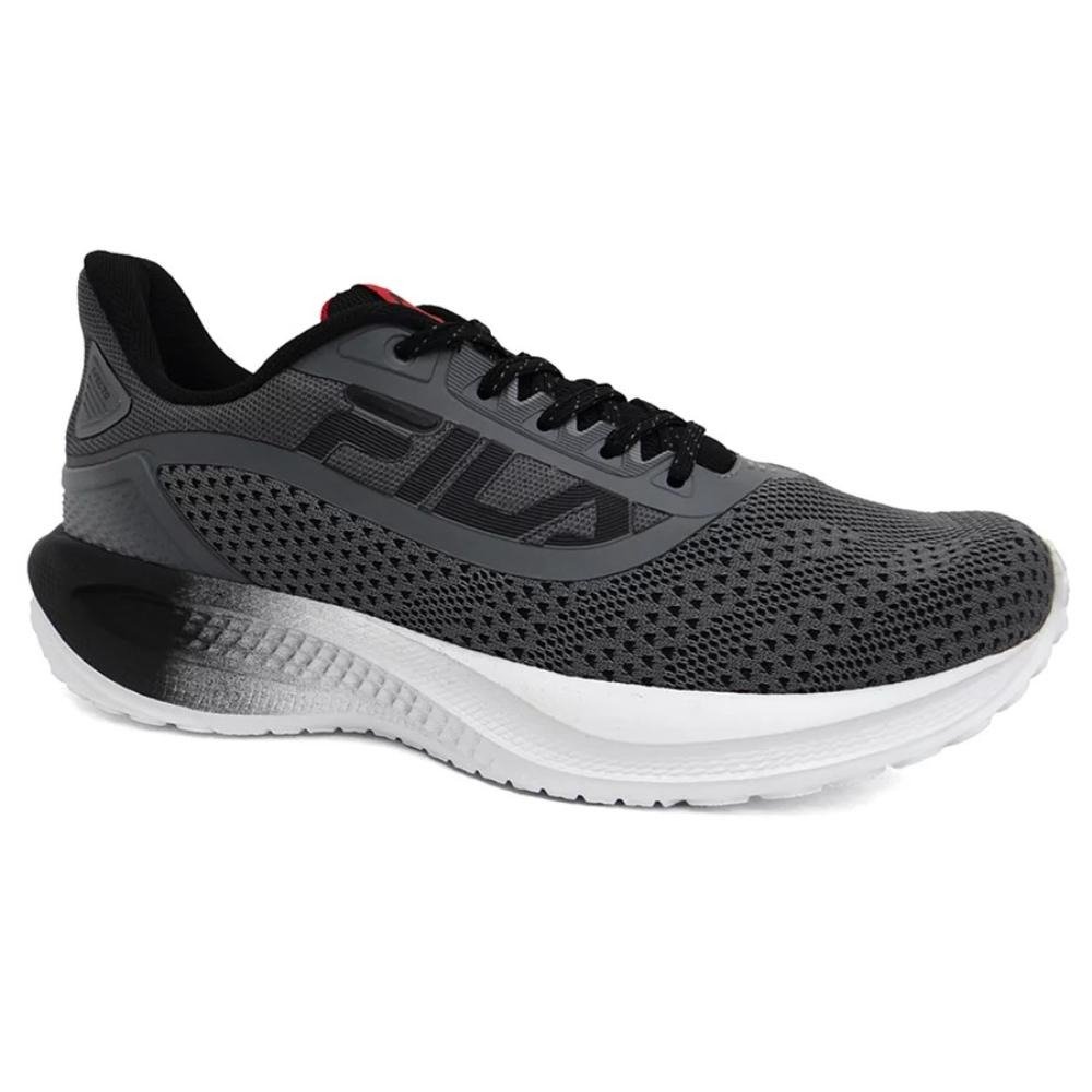 TENIS FILA EFECTO MASCULINO-GRAFITE/PRATA/PRETO Preto 2