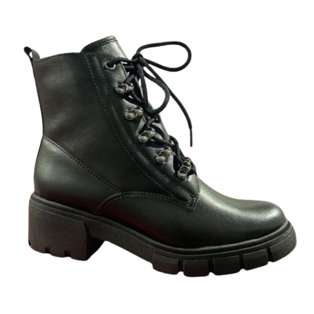 BOTA RAMARIM/ COTURNO - VEST VEGETAL PLUS/PRETA COM ILHOS PRATA -2412102 Preto 2