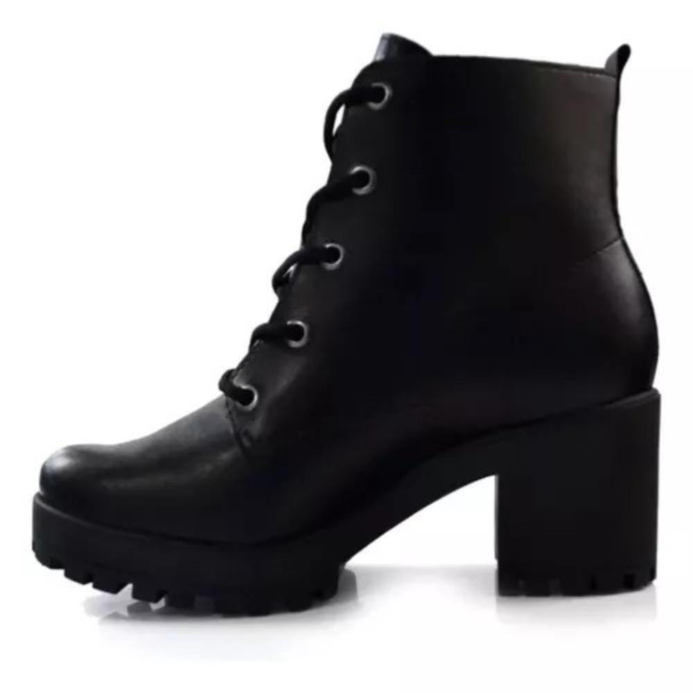 BOTA RAMARIM/ COTURNO - VEST VEGETAL PLUS/PRETA SALTO ALTO -2456121 Preto 2