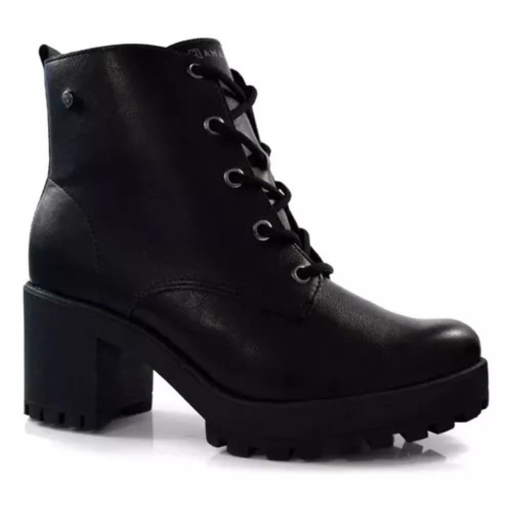 BOTA RAMARIM/ COTURNO - VEST VEGETAL PLUS/PRETA SALTO ALTO -2456121 Preto 3