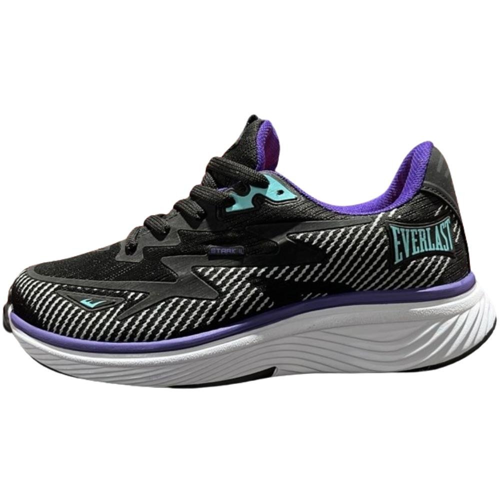 TENIS EVERLAST STARK II FEMININO PRETO ROXO SEFA 178A Multicores 2