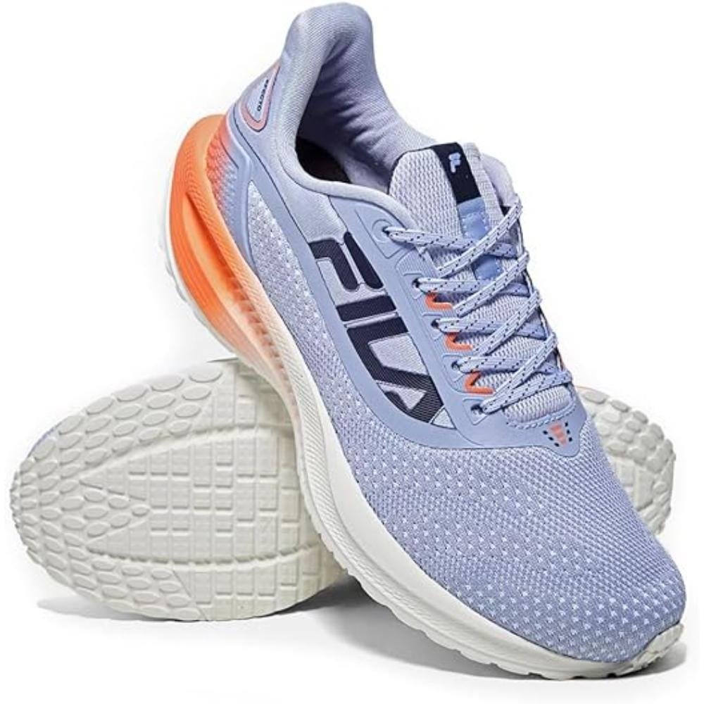 TENIS FILA EFECTO FEMININO AZUL CLARO MARINHO CORAL 6170 Azul 2
