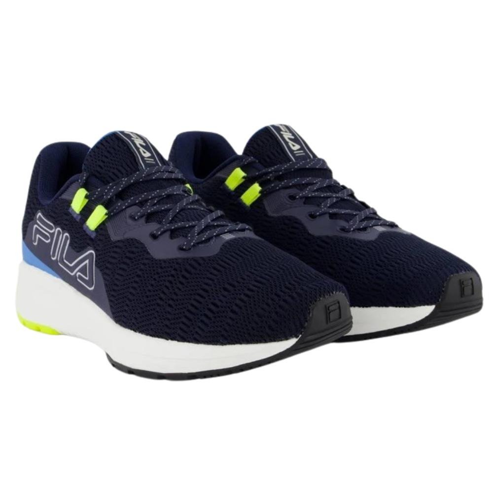 TENIS FILA RIDE MASCULINO MARINHO AZUL LIMA Azul 2