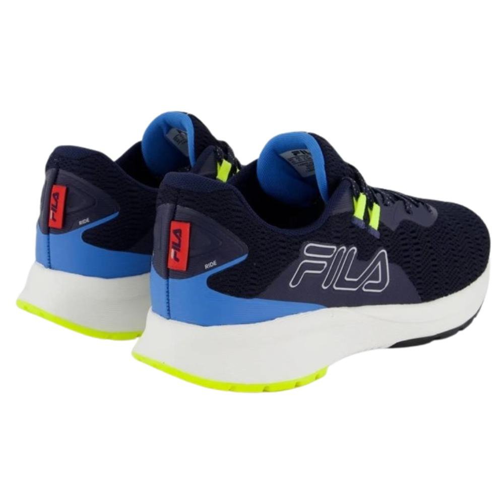 TENIS FILA RIDE MASCULINO MARINHO AZUL LIMA Azul 3