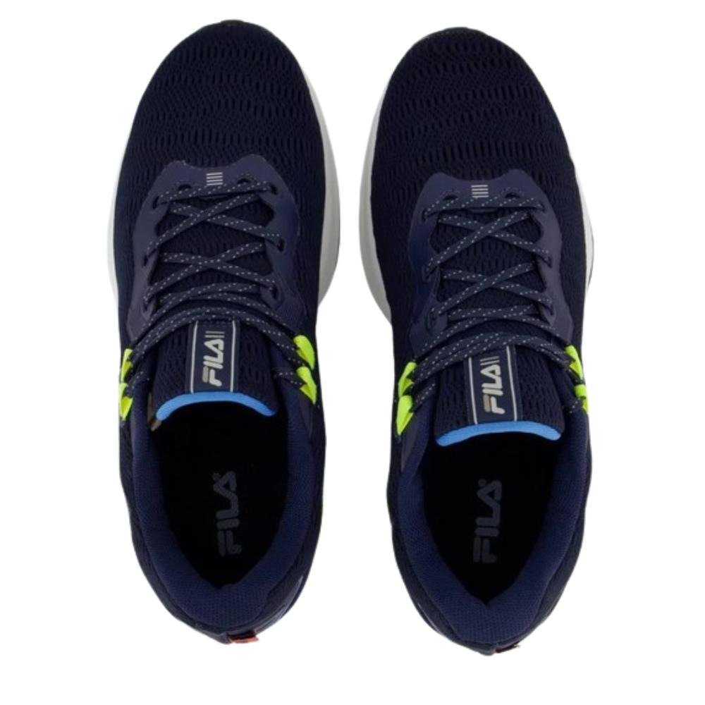 TENIS FILA RIDE MASCULINO MARINHO AZUL LIMA Azul 4