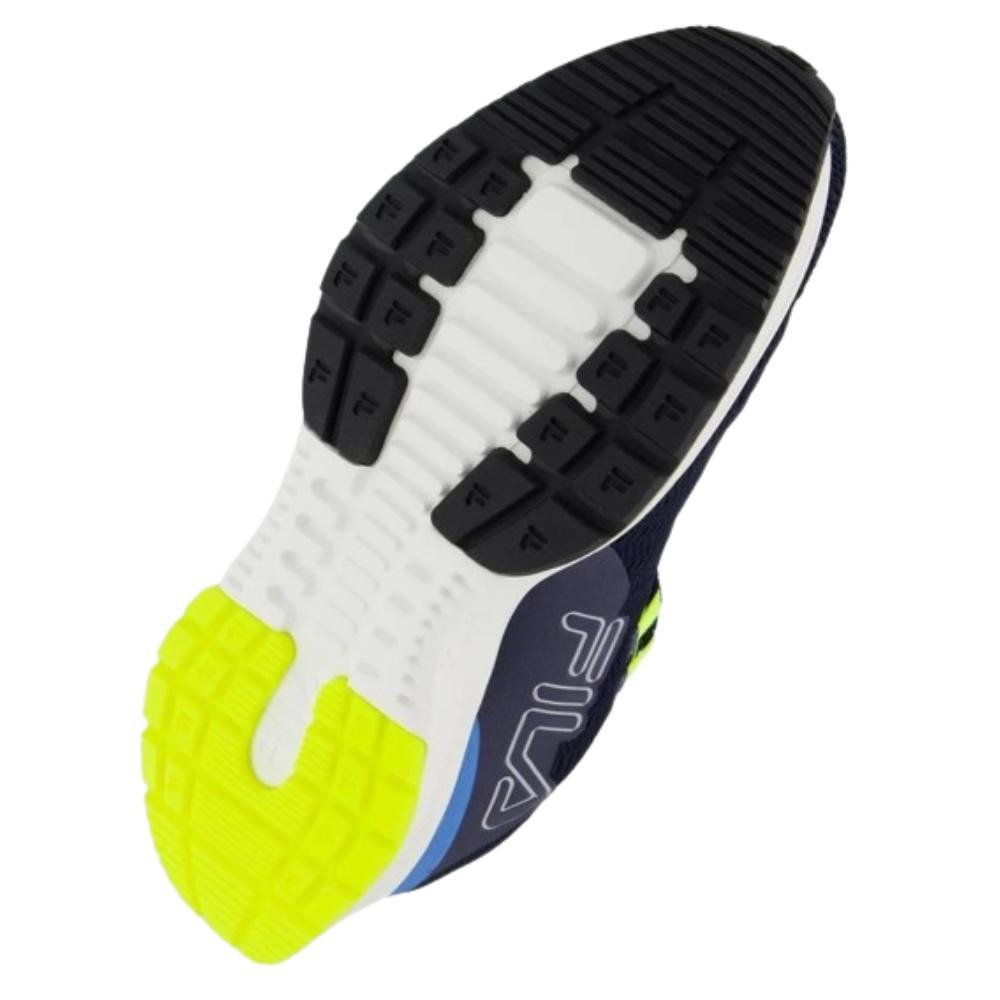 TENIS FILA RIDE MASCULINO MARINHO AZUL LIMA Azul 5