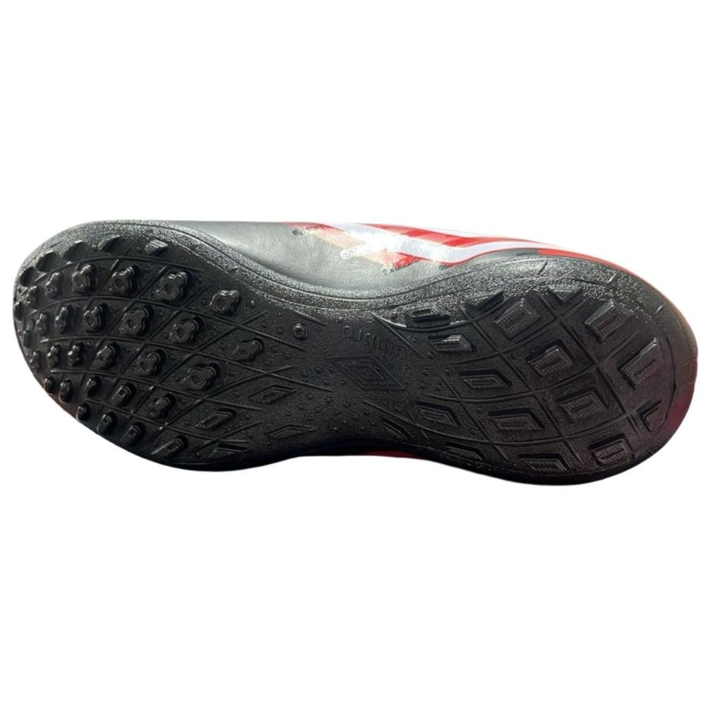 CHUTEIRA UMBRO FUTSAL WARSKIN PRETO VERMELHO GRAFITE Preto 5