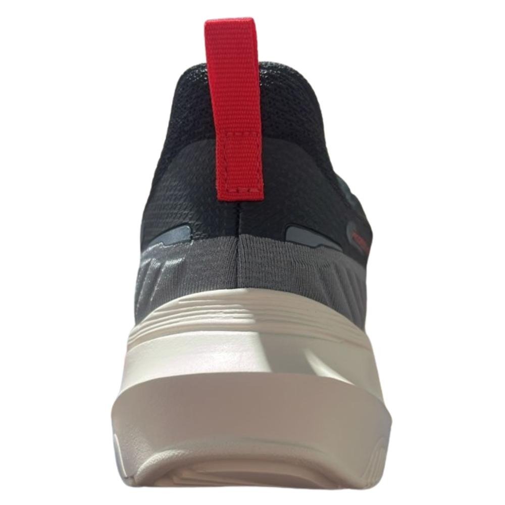 TENIS FILA PROGRESS LITE MASCULINO-PRETO/GRAFITE/VERMELHO Preto/Cinza 3