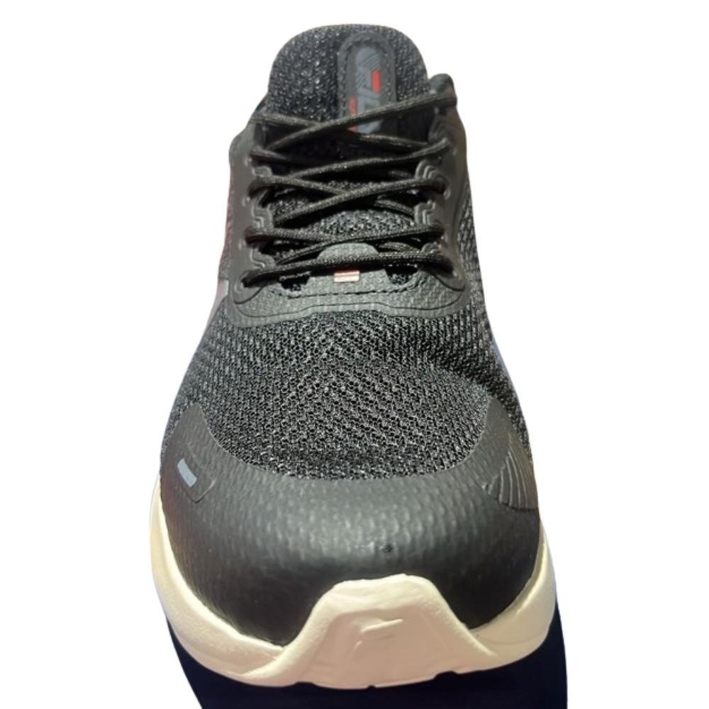 TENIS FILA PROGRESS LITE MASCULINO-PRETO/GRAFITE/VERMELHO Preto/Cinza 4