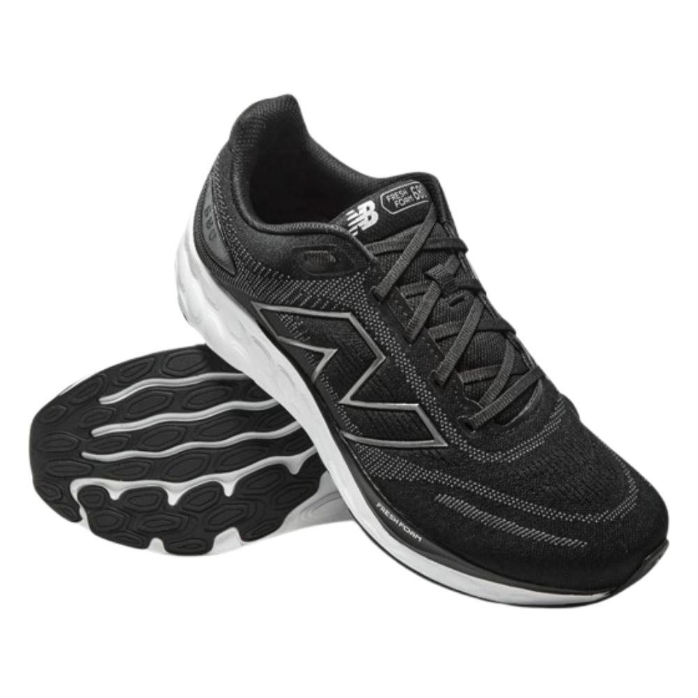 TENIS NEW BALANCE FRESH FOAM 680V8 MASCULINO-PRETO/BRANCO-M680ZK8 Preto/Branco 2
