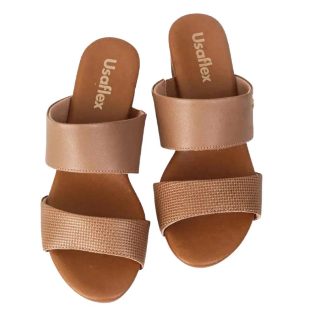 TAMANCO USAFLEX SALTO BLOCO TRESSE CAMEL Marrom 4