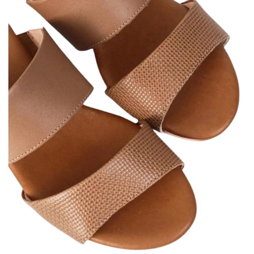 TAMANCO USAFLEX SALTO BLOCO TRESSE CAMEL Marrom 5