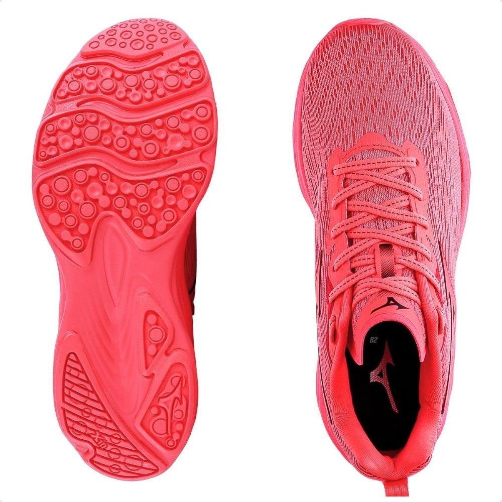 Tênis Mizuno Unissex Victory RSP Vermelho Preto Rosa
