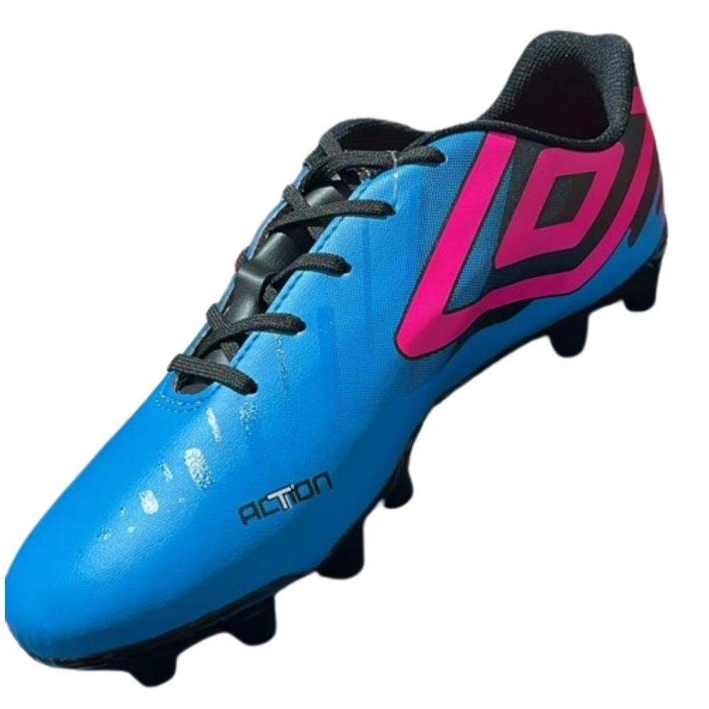 CHUTEIRA UMBRO CAMP0  ACTION AZUL/PRETO/ROSA Azul/Preto 4