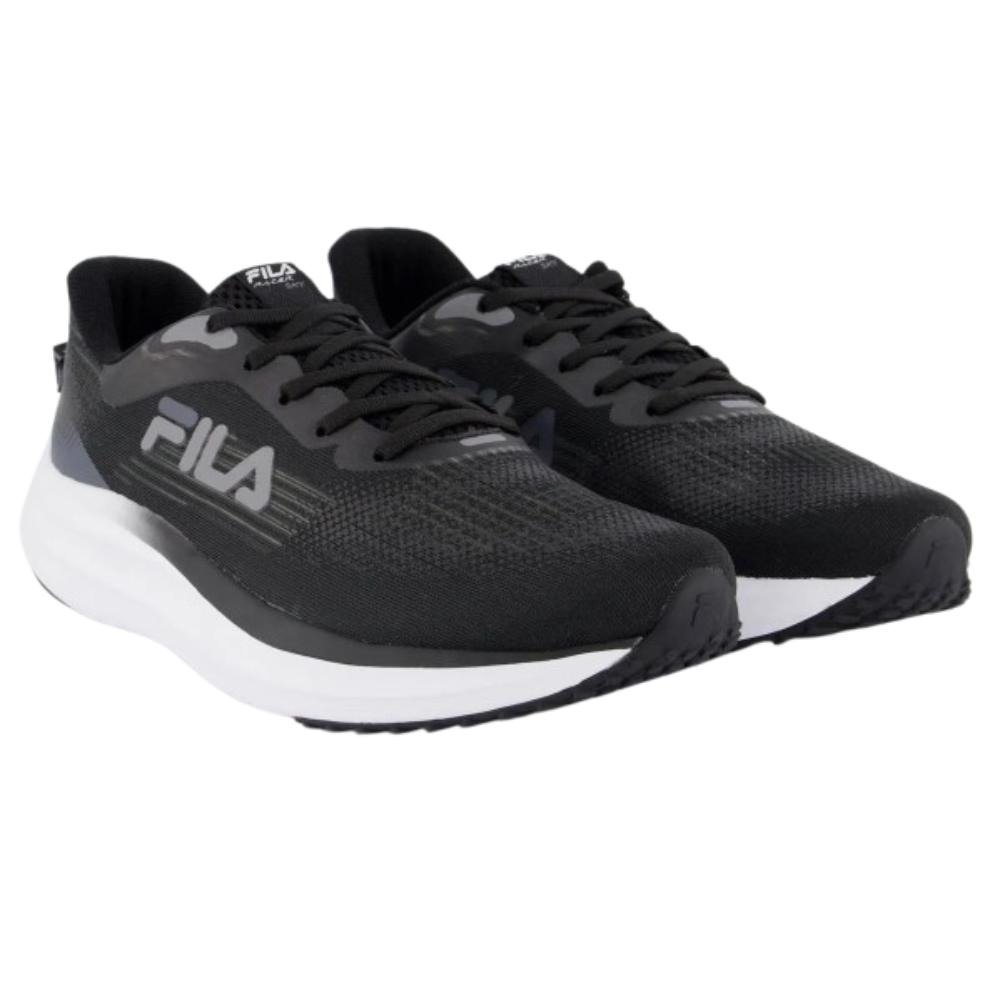 TENIS FILA RACER SKY MASCULINO-PRETO/GRAFITE/CINZA Preto 2