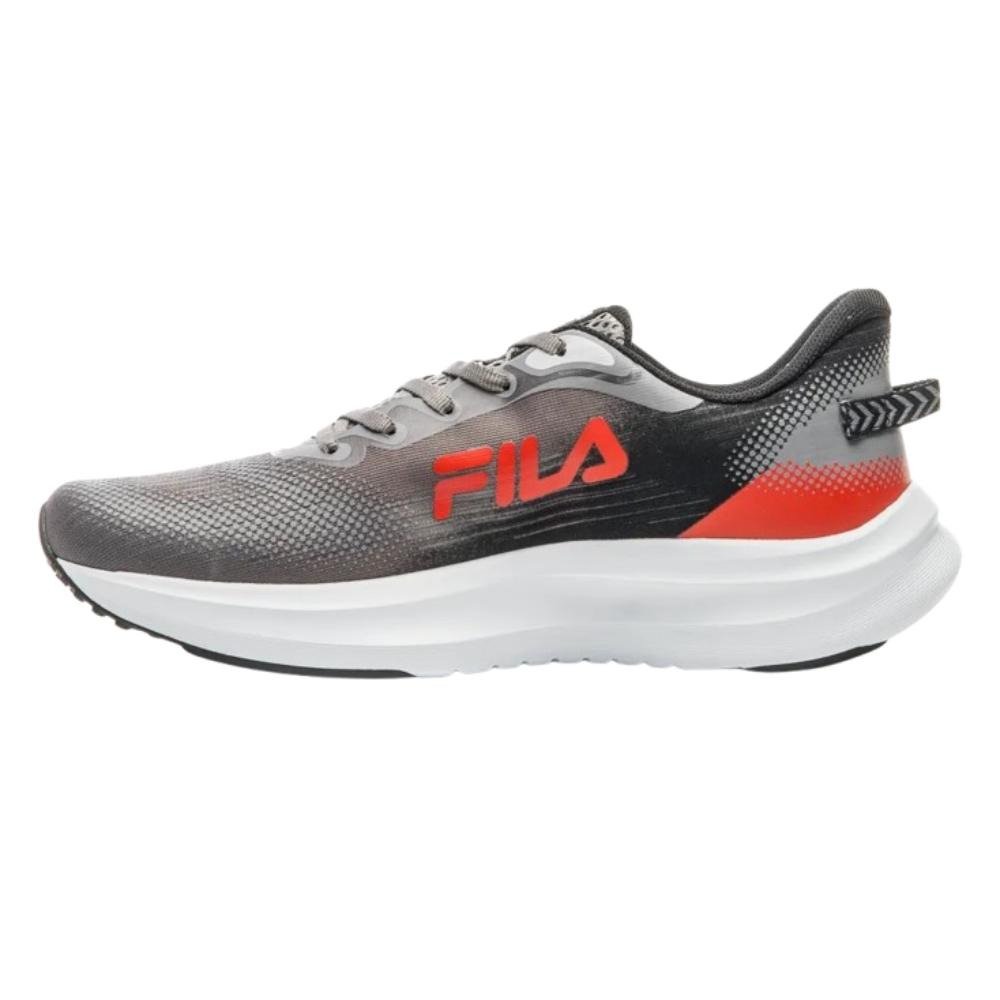 TENIS FILA RACER SKY MASCULINO-CINZA/PRETO/VERMELHO Cinza 2