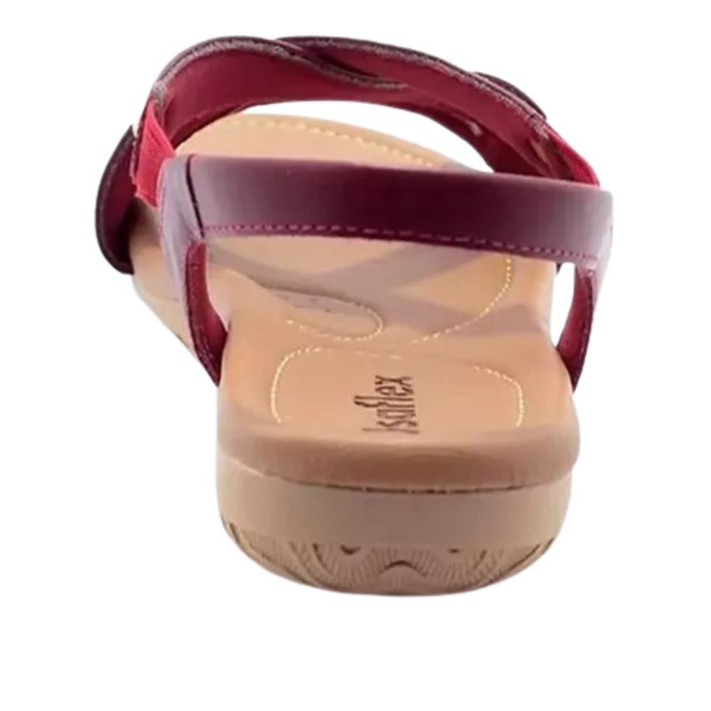 SANDALIA USAFLEX RASTEIRA REBU Vermelho 4