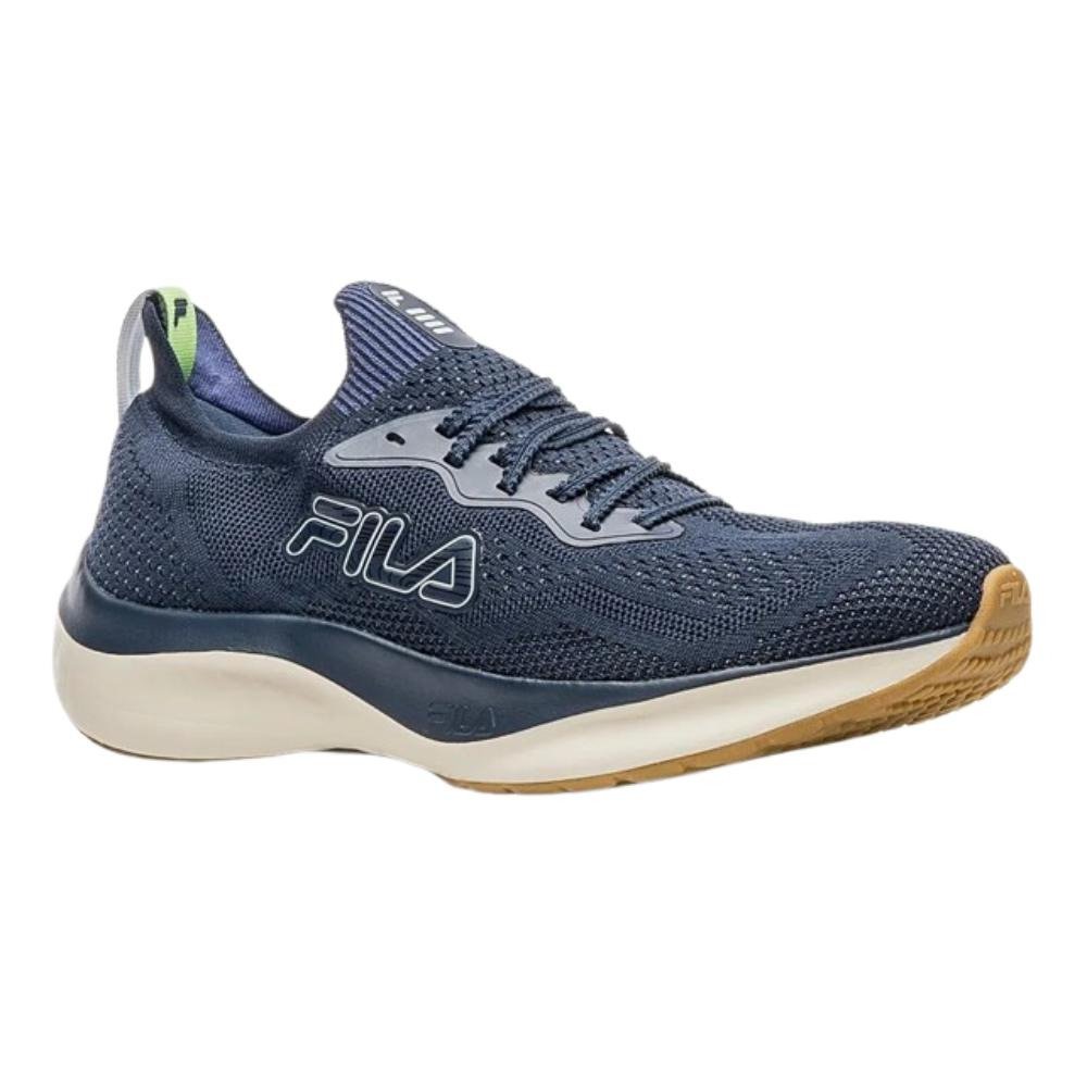 TENIS FILA GO TRAINER MASCULINO-MARINHO/PRATA/VERDE Azul 3