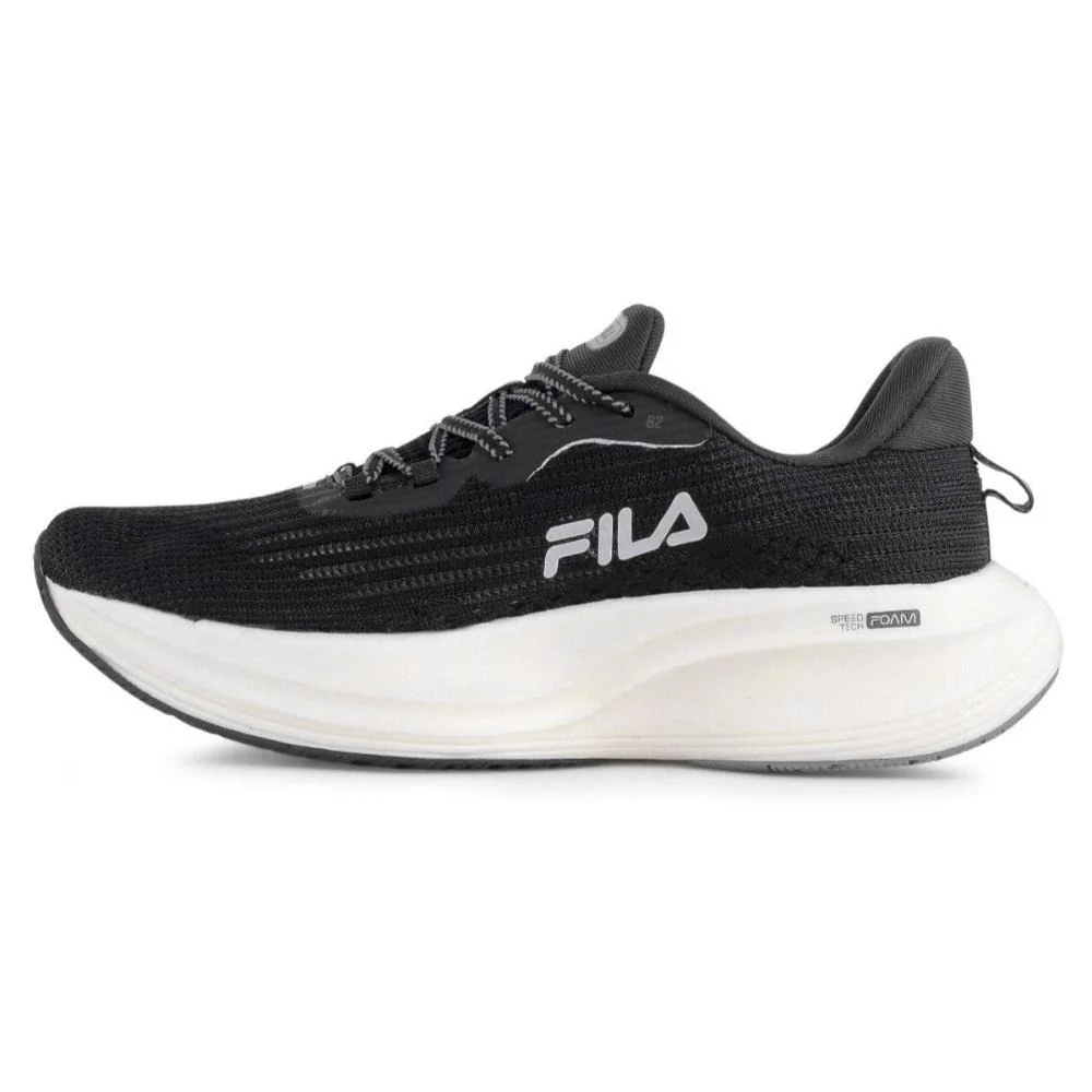 TENIS FILA RACER SPEEDZONE FEMININO-PRETO/BEGE/CINZA Preto 2