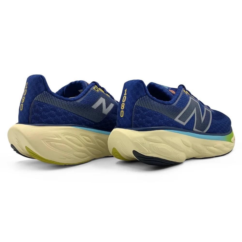 TENIS NEW BALANCE FRESH FOAM X 1080 V14 MASCULINO-AZUL/AMARELO Azul 2
