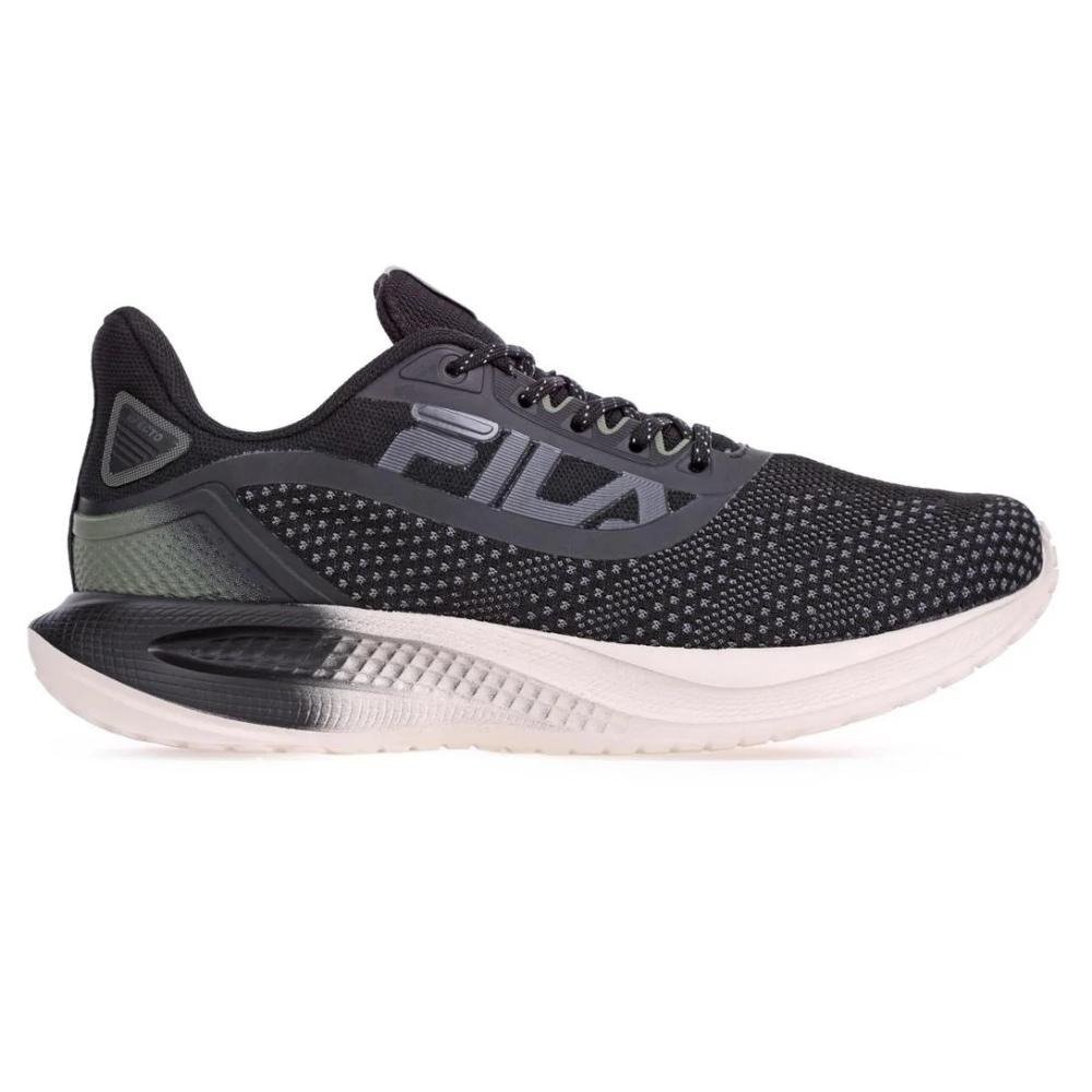 TENIS FILA EFECTO MASCULINO-PRETO/VERDE OLIVA/BRANCO Preto 1