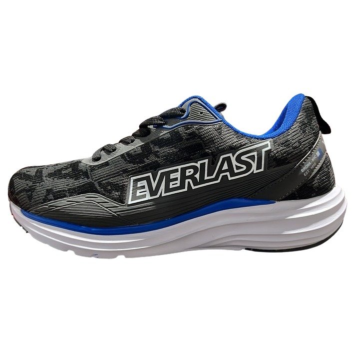 TENIS EVERLAST SPLIT MASCULINO PRETO AZUL SEMA 181D Preto 2