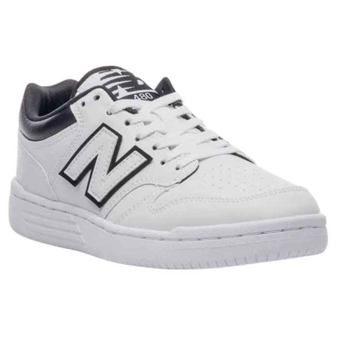 TENIS NEW BALANCE 480 LOW MASCULINO-BRANCO/PRETO Branco/Preto 3