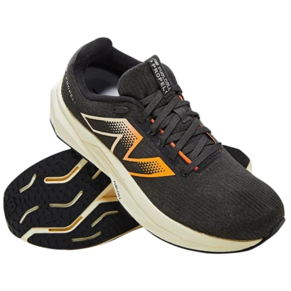 TENIS NEW BALANCE FUELCELL PROPEL V5 MASCULINO-PRETO/LARANJA Preto/Laranja 3