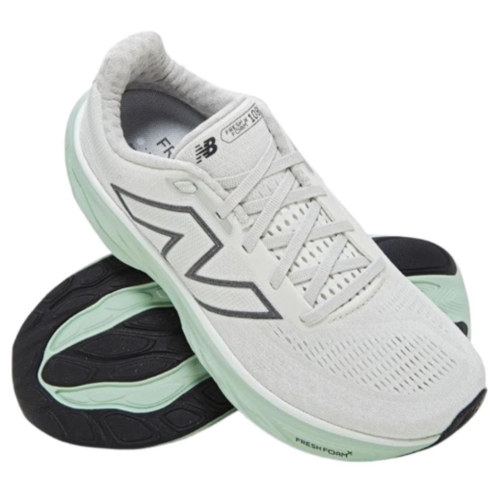 TENIS NEW BALANCE FRESH FOAM X 1080 V14 FEMININO-CINZA C/VERDE Cinza/Verde 3