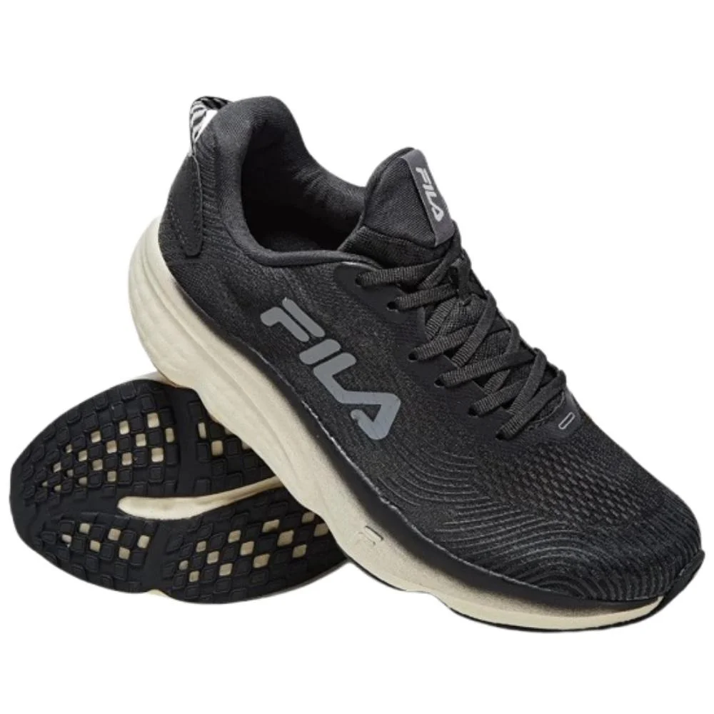 TENIS FILA MAXXIMUS MASCULINO-PRETO/CINZA/PRATA Preto/Bege/Cinza 3