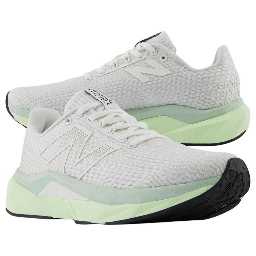 TENIS NEW BALANCE FUELCELL PROPEL V5 FEMININO-BRANCO/VERDE Branco/Verde 4